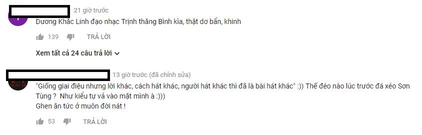 Giai điệu chung đôi: Cư dân mạng phản ứng thế nào trước nghi vấn Dương Khắc Linh có sáng tác giống Trịnh Thăng Bình?